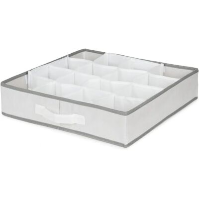 Organizador de gavetas COMPACTOR - Branco - 16 compartimentos Organizador de gavetas COMPACTOR - Branco - 16 compartimentos