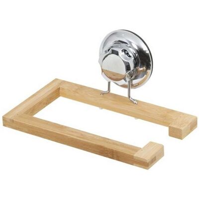 Compactor Bestlock - Suport hârtie igienică - Crom și bambus - 19,5x11,8cm Compactor Bestlock - Suport hârtie igienică - Crom și bambus - 19,5x11,8cm