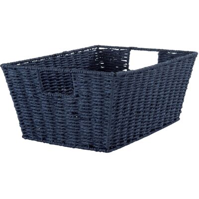 Cesto de armazenamento Compactor Etna - Azul - Estrutura metálica retangular Cesto de armazenamento Compactor Etna - Azul - Estrutura metálica retangular