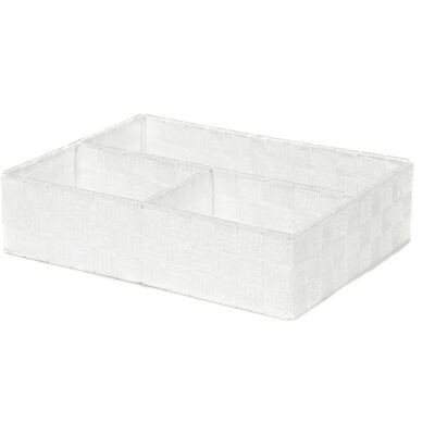 Compactor Organizador de Cajones Blanco de 3 Compartimentos Compactor Organizador de Cajones Blanco de 3 Compartimentos