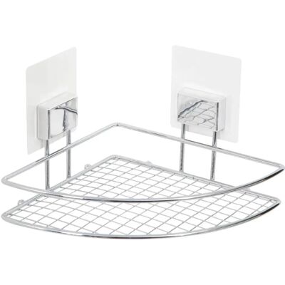 Estante de baño de montaje en pared Compactor - Cromo - 4kg Estante de baño de montaje en pared Compactor - Cromo - 4kg