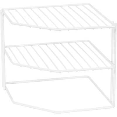 Étagère d'angle de cuisine Compactor RAN6970 - Rangement blanc Étagère d'angle de cuisine Compactor RAN6970 - Rangement blanc
