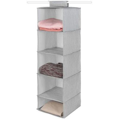 Organisateur COMPACTOR 30x30x105 cm - 5 Compartiments, Gris Organisateur COMPACTOR 30x30x105 cm - 5 Compartiments, Gris