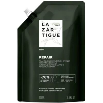 Recharges écologique Lazartigue Repair 500 ml - Shampoo - Publicité Recharges écologique Lazartigue Repair 500 ml - Shampoo - Publicité