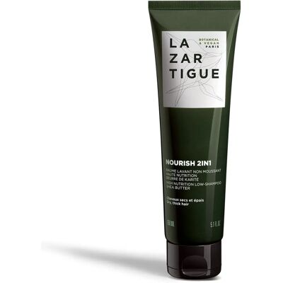 Lazartigue Nourish 2 en 1 Bálsamo Limpiador Sin Espuma - Cuidado del Cabello y Cuerpo Lazartigue Nourish 2 en 1 Bálsamo Limpiador Sin Espuma - Cuidado del Cabello y Cuerpo