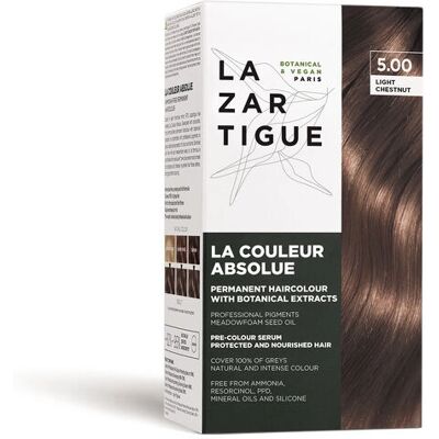 Kolor włosów Light Chestnut Lazartigue - Trwały, Wegański, Bez Amoniaku Kolor włosów Light Chestnut Lazartigue - Trwały, Wegański, Bez Amoniaku