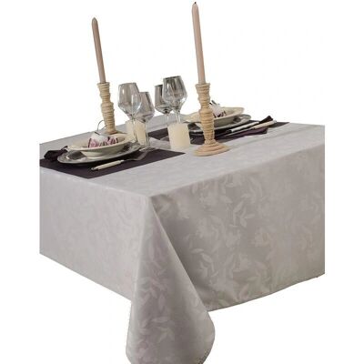 CALITEX Ombra Obrus - Damask, 150 x 300 cm, Perłowy Szary - Ubrus CALITEX Ombra Obrus - Damask, 150 x 300 cm, Perłowy Szary - Ubrus