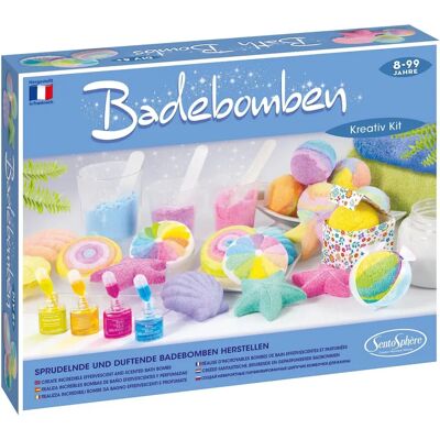 Sentosphere Kreativset SENTOSPHERE - Bunte Badebomben-Set für Kinder Sentosphere Kreativset SENTOSPHERE - Bunte Badebomben-Set für Kinder