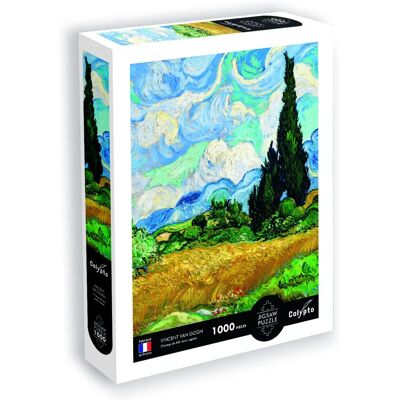 Calypto Weizenfeld & Zypresse 1000 Pièces Puzzle - Puzzle Calypto Weizenfeld & Zypresse 1000 Pièces Puzzle - Puzzle