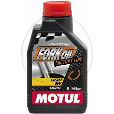 Λάδι Πιρούνι MOTUL Factory Line 5W - Συνθετικό λάδι για μοτοσυκλέτες Λάδι Πιρούνι MOTUL Factory Line 5W - Συνθετικό λάδι για μοτοσυκλέτες