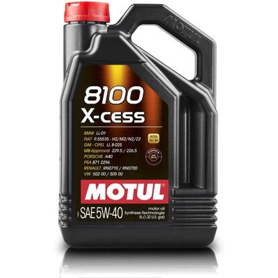 Motul 8100 X-Cess 5w40 - Engine Oil Motul 8100 X-Cess 5w40 - Engine Oil
