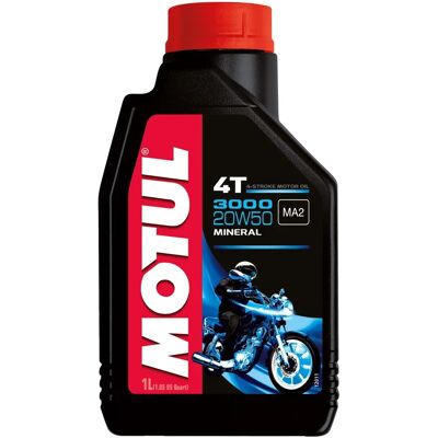 Huile moteur Motul 3000 20W50 - Haute qualité, Sécuritaire, Fiable Huile moteur Motul 3000 20W50 - Haute qualité, Sécuritaire, Fiable