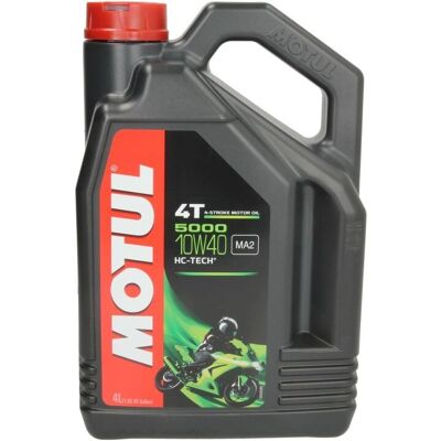 Motul 104056 - 4L Motorolie voor motorfiets - 10W-40 - API SM/SL Motul 104056 - 4L Motorolie voor motorfiets - 10W-40 - API SM/SL
