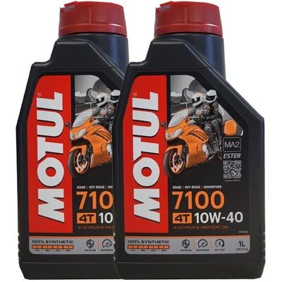 Huile moteur Motul 7100 4T Ester 10W40 - Haute Performance Huile moteur Motul 7100 4T Ester 10W40 - Haute Performance
