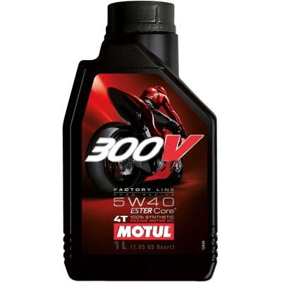 Motul 300V 4T Factory Line Road Racing 5W-40 - 1 l Motul 300V 4T Factory Line Road Racing 5W-40 - 1 l