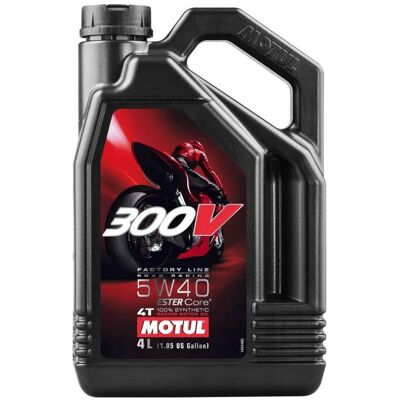 Motul 300V 4T Factory Line Road Racing 5W-40 - 4 l Motul 300V 4T Factory Line Road Racing 5W-40 - 4 l