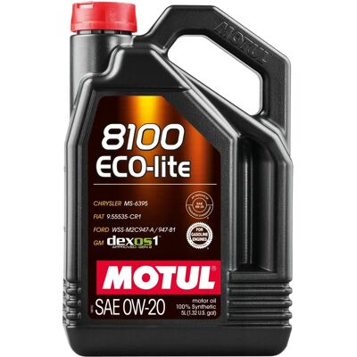 Motul 8100 ECO-LITE 0W-20 5L Engine Oil - Engine Oil Motul 8100 ECO-LITE 0W-20 5L Engine Oil - Engine Oil