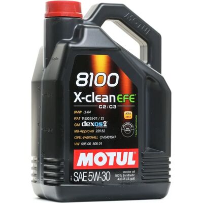 Motul 8100 X-CLEAN EFE 5W-30 - Motorolie Motul 8100 X-CLEAN EFE 5W-30 - Motorolie