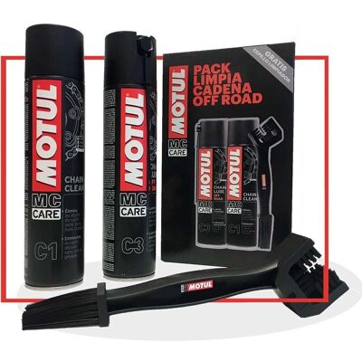 Set de limpieza de cadenas Motul - Off Road C1+C3 Set de limpieza de cadenas Motul - Off Road C1+C3