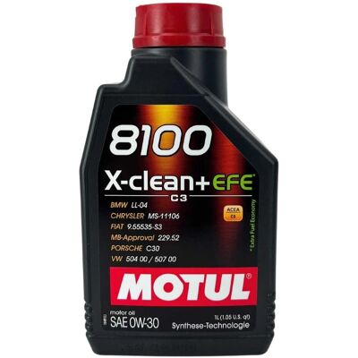 Motul 8100 X-CLEAN + EFE 0W-30 1I - Λάδι κινητήρα Motul 8100 X-CLEAN + EFE 0W-30 1I - Λάδι κινητήρα