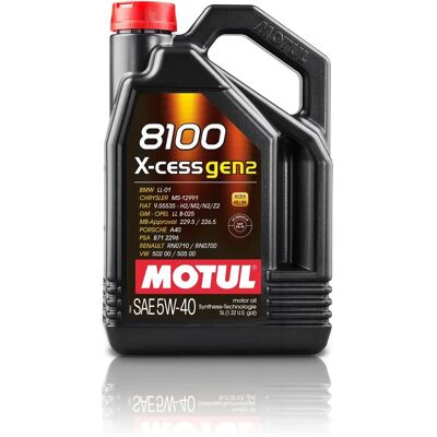 Motul 8100 X-cess Gen2 5W-40 Motoröl Motul 8100 X-cess Gen2 5W-40 Motoröl