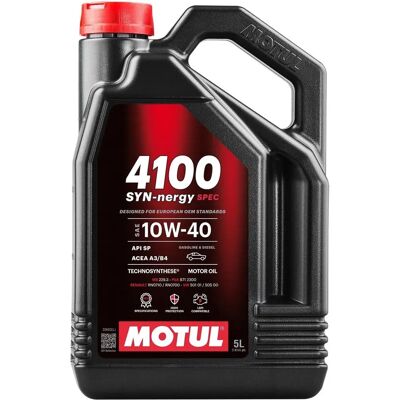 Motul 4100 Syn-nergy Spec 10W-40 - Λιπαντικό κινητήρα Motul 4100 Syn-nergy Spec 10W-40 - Λιπαντικό κινητήρα