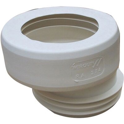 Tubo de desagüe Wirquin RA374 - Salida excéntrica D110 - 95mm Tubo de desagüe Wirquin RA374 - Salida excéntrica D110 - 95mm