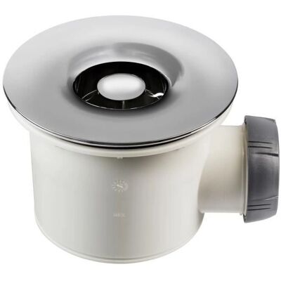 Drain de douche Wirquin D90 mm ABS chrome - Receveur de douche Drain de douche Wirquin D90 mm ABS chrome - Receveur de douche