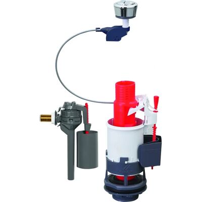 Mecanismo de descarga de WC Wirquin 14014002 - 3/6L, Válvula de latão Topy Mecanismo de descarga de WC Wirquin 14014002 - 3/6L, Válvula de latão Topy