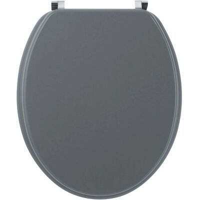 Wirquin 20717953 Assento de vaso sanitário de madeira cinza claro - WC seat Wirquin 20717953 Assento de vaso sanitário de madeira cinza claro - WC seat