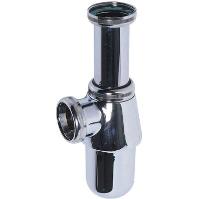 Wirquin 30718960 siphon de lavabo en laiton chromé - réglable en hauteur 133-183 mm - garde d'eau 50 mm - Publicité Wirquin 30718960 siphon de lavabo en laiton chromé - réglable en hauteur 133-183 mm - garde d'eau 50 mm - Publicité