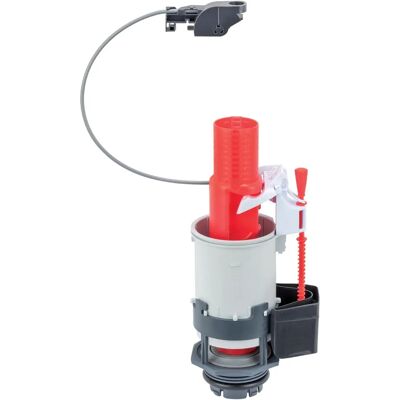 WIRQUIN 50719184 - Válvula de descarga para inodoros suspendidos - Rojo y blanco WIRQUIN 50719184 - Válvula de descarga para inodoros suspendidos - Rojo y blanco