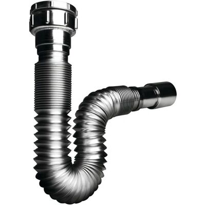 WIRQUIN 30722044 - Extensible Chrome Sink Drain Pipe WIRQUIN 30722044 - Extensible Chrome Sink Drain Pipe
