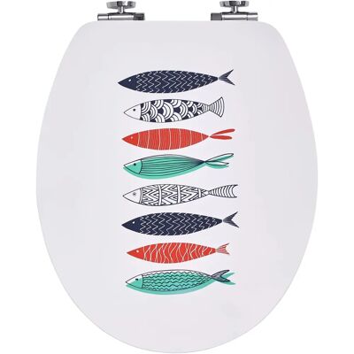 WIRQUIN 20722979 Couvercle de WC - Ferme en douceur, Blanc - Publicité WIRQUIN 20722979 Couvercle de WC - Ferme en douceur, Blanc - Publicité