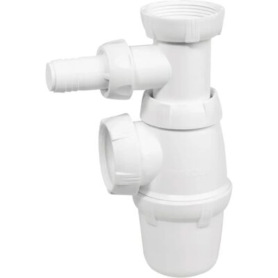 Sifon Branco Ajustável Wirquin para Lava-louças e Máquina de Lavar - 40mm Sifon Branco Ajustável Wirquin para Lava-louças e Máquina de Lavar - 40mm