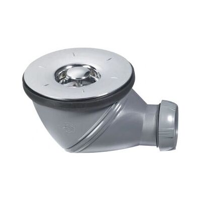 Wirquin 34230004 - Grille de douche - Ø 90 mm - ABS chromé Wirquin 34230004 - Grille de douche - Ø 90 mm - ABS chromé