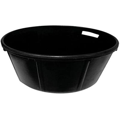 Varta - Mörtelkübel mit 2 Griffen - 50 L - Gummi Schwarz Varta - Mörtelkübel mit 2 Griffen - 50 L - Gummi Schwarz