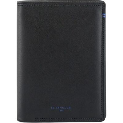 Le Tanneur Martin Portefeuille Vertical en Cuir Noir - Portefeuille - Publicité Le Tanneur Martin Portefeuille Vertical en Cuir Noir - Portefeuille - Publicité