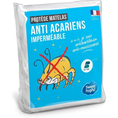 Protection de Matelas Sweet Night - Imperméable, Anti-Acariens, Fausse en coton - Jusqu'à 27cm Protection de Matelas Sweet Night - Imperméable, Anti-Acariens, Fausse en coton - Jusqu'à 27cm