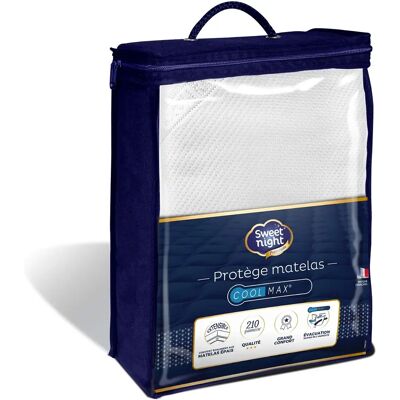 Housse de matelas SweetNight - Coolmax Anti-transpirant Qualité Hôtellerie - Publicité Housse de matelas SweetNight - Coolmax Anti-transpirant Qualité Hôtellerie - Publicité