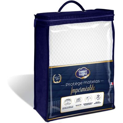 Sweetnight Modèle - Drap ajustable - Maille respirante - Coton/Polyester/Nylon - Léger & Durable - Housse de lit Sweetnight Modèle - Drap ajustable - Maille respirante - Coton/Polyester/Nylon - Léger & Durable - Housse de lit