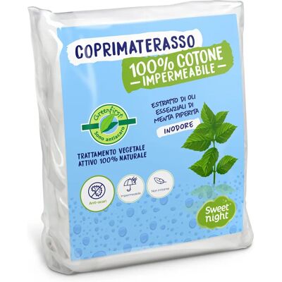 Wodoodporny ochraniacz na materac Sweet Night - Anti-alergiczny - 140x190/200cm Wodoodporny ochraniacz na materac Sweet Night - Anti-alergiczny - 140x190/200cm