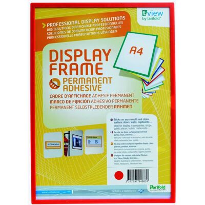Ramka biurowa Tarifold Czerwona A4 - Office Display Frame Ramka biurowa Tarifold Czerwona A4 - Office Display Frame