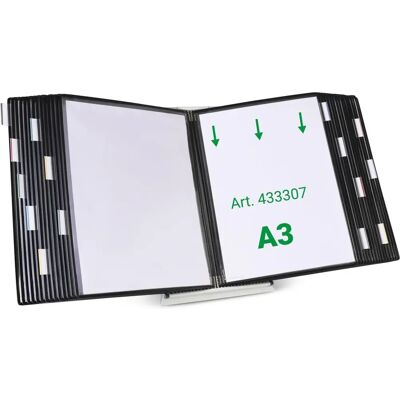 Tarifold Sichttafelsystem - DIN A3 Schwarz, 30 Tafeln Tarifold Sichttafelsystem - DIN A3 Schwarz, 30 Tafeln