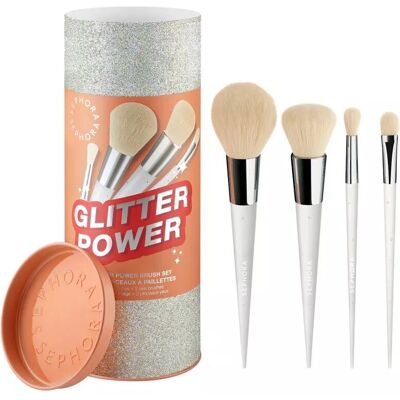 Set di Pennelli Glitter Power - Collezione Sephora - Viso e Occhi Set di Pennelli Glitter Power - Collezione Sephora - Viso e Occhi