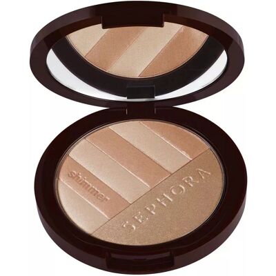 Sbírka Sephora - Tvářenka s třpytkami - Zlatavé opálení - Sluneční záře Sbírka Sephora - Tvářenka s třpytkami - Zlatavé opálení - Sluneční záře