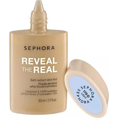 Sephora Collection - Reveal The Real - Flydende foundation - Lysende og sløret finish - 20 nuancer Sephora Collection - Reveal The Real - Flydende foundation - Lysende og sløret finish - 20 nuancer