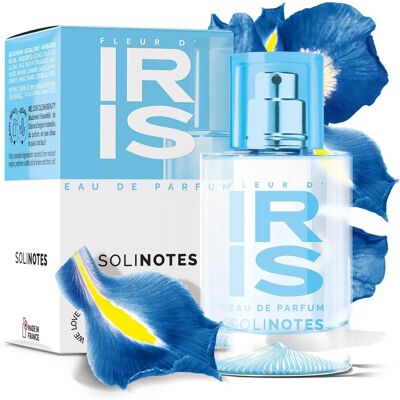 Solinotes Eau de Parfum Iris 50ml - Floral et Élégant - Publicité Solinotes Eau de Parfum Iris 50ml - Floral et Élégant - Publicité