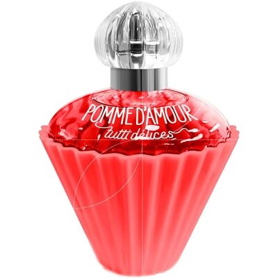 Corania Tutti Delices Pomme d'Amour Eau de Toilette - Fruité, doux, France - Publicité Corania Tutti Delices Pomme d'Amour Eau de Toilette - Fruité, doux, France - Publicité