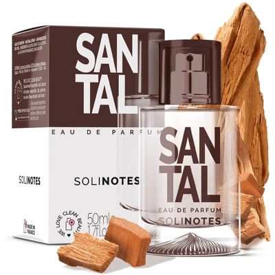 Solinotes Santal Eau de Parfum - Boisé Épicé - 50ml - Publicité Solinotes Santal Eau de Parfum - Boisé Épicé - 50ml - Publicité